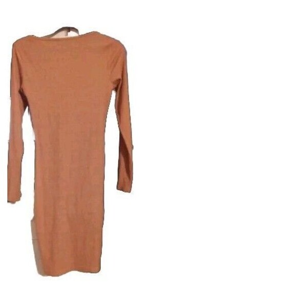 FB Sister V- Neck dress Coral Fall Vibes Cozy Warm School Work - Picture 3 of 3